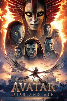 Filmplakat Avatar: Fire and Ash, als Video-on-Demand bei IPTV Anbieter verfügbar